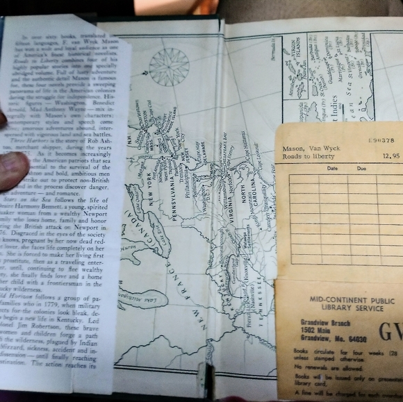 1968 Roads to Liberty Hardcover Library Book - Picture 3 of 3